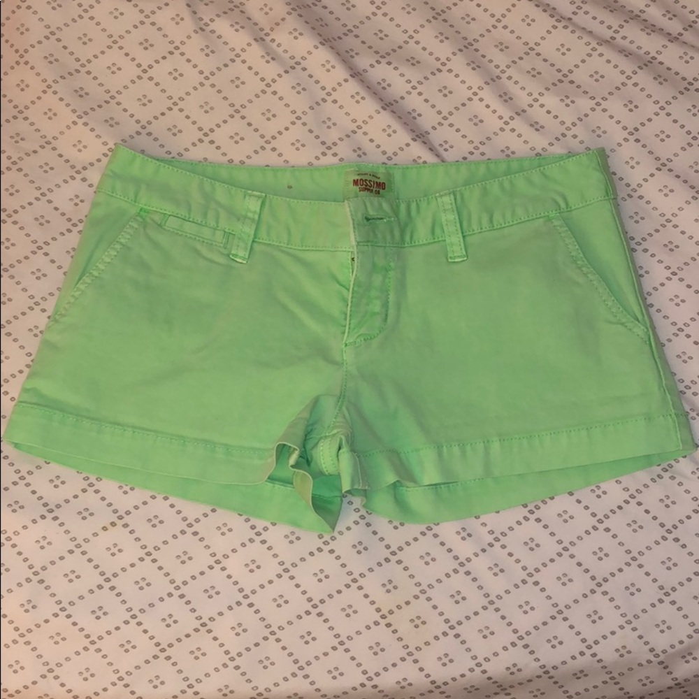 Neon/lime green shorts